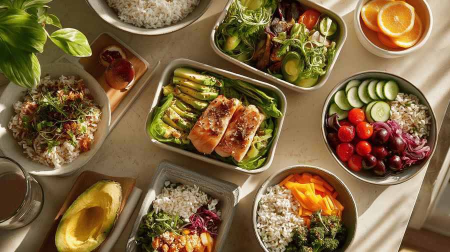 gezonde meal prep maaltijden